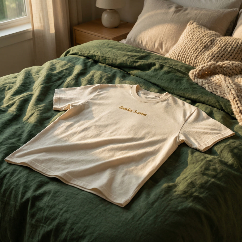 SUNDAY SCARIES // Heavyweight Embroidered Tee