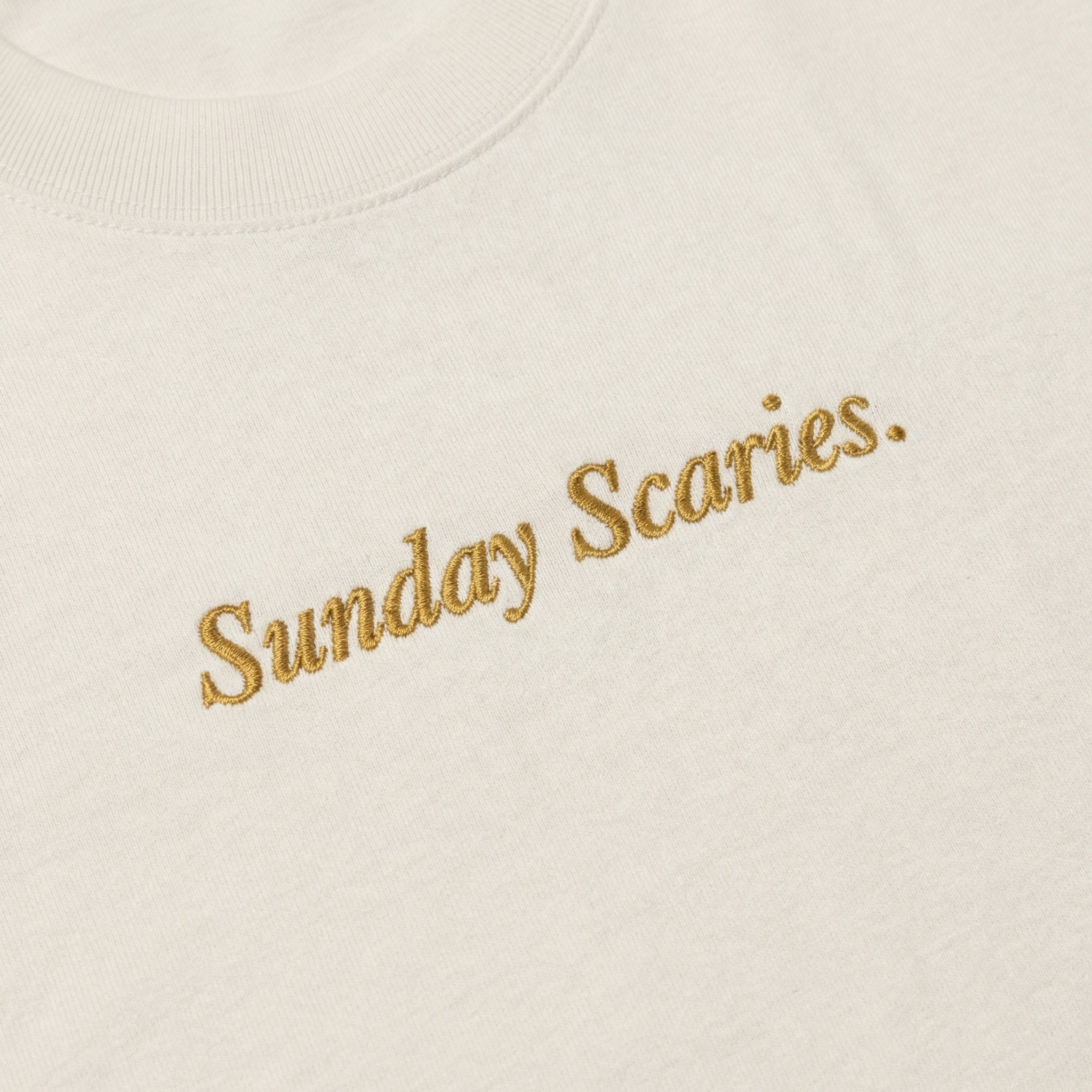 SUNDAY SCARIES // Heavyweight Embroidered Tee